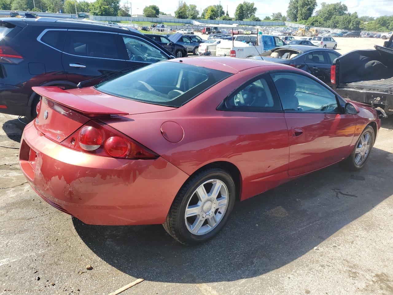 2001 Mercury Cougar V6 VIN: 1ZWFT61L615607806 Lot: 63455144