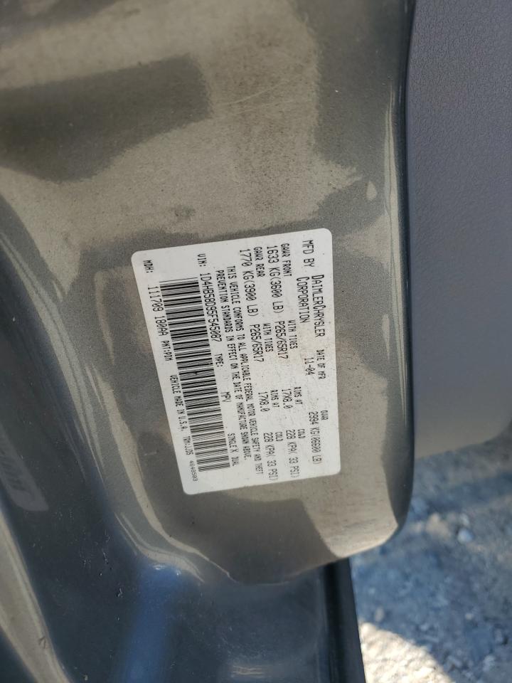 2005 Dodge Durango Limited VIN: 1D4HB58D95F545087 Lot: 64849744