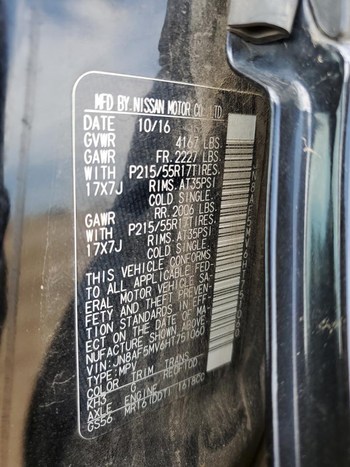 2017 Nissan Juke S VIN: JN8AF5MV6HT751060 Lot: 63190774