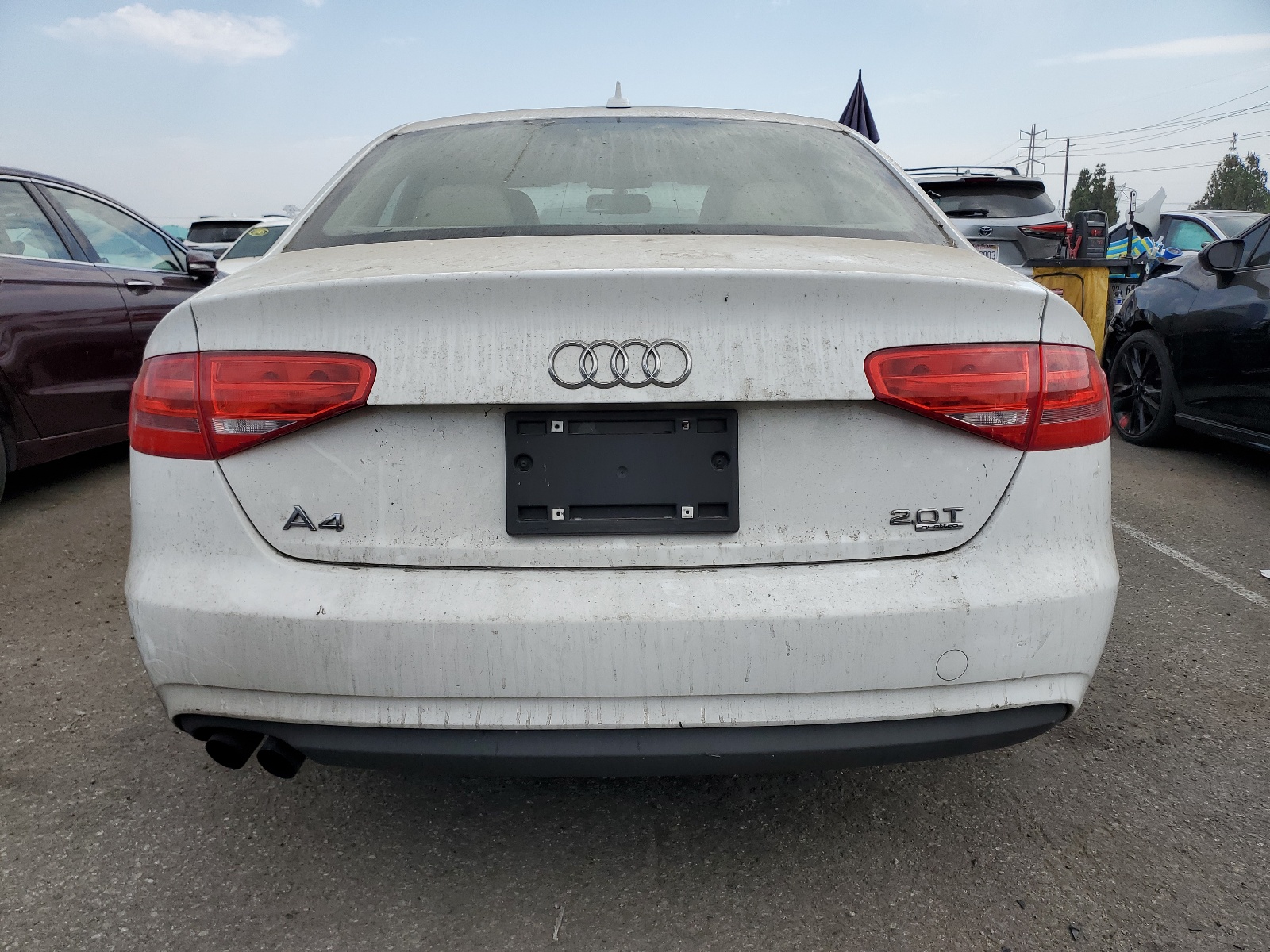 2013 Audi A4 Premium vin: WAUBFAFL8DN019500