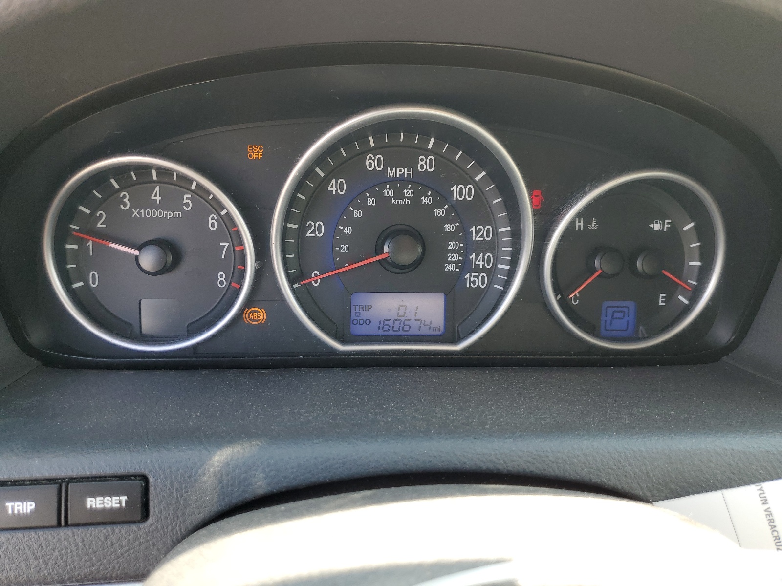 KM8NU13C38U073725 2008 Hyundai Veracruz Gls