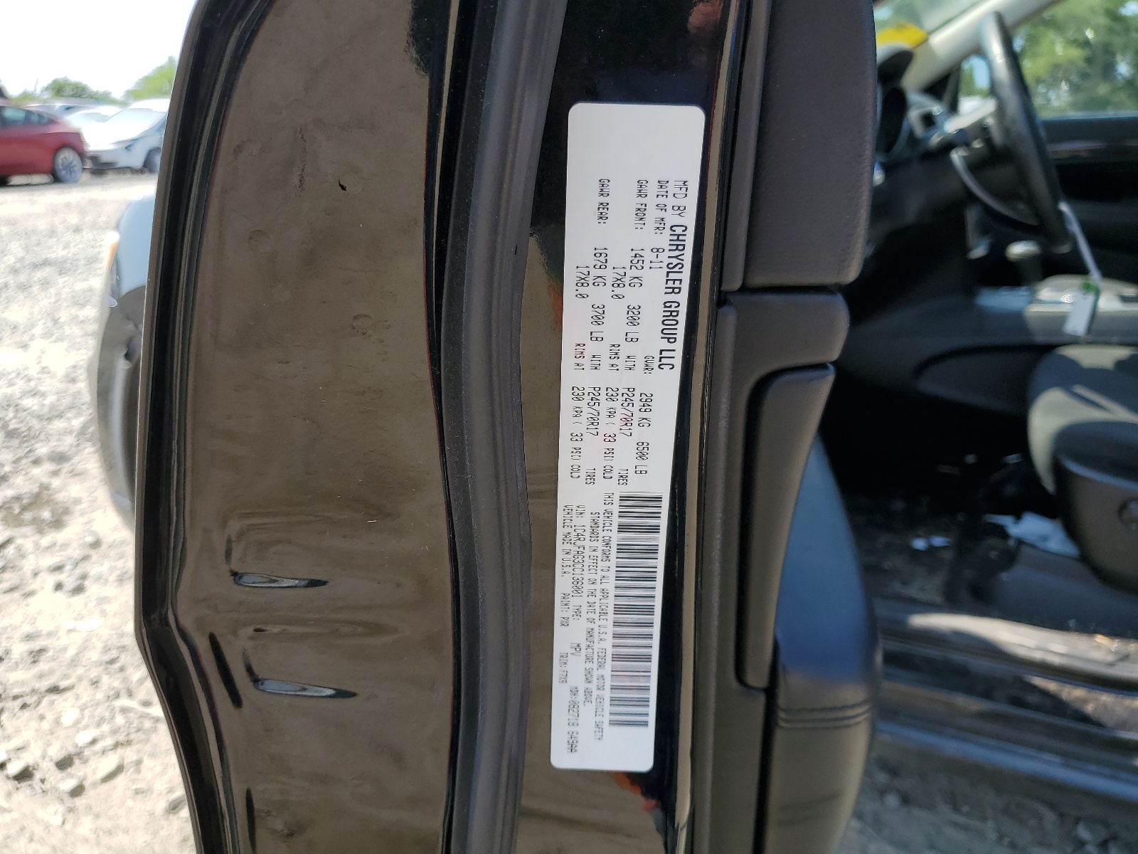 1C4RJFAG3CC136001 2012 Jeep Grand Cherokee Laredo