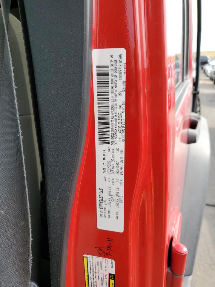 2008 Jeep Wrangler Unlimited X VIN: 1J4GA39128L598671 Lot: 63929594