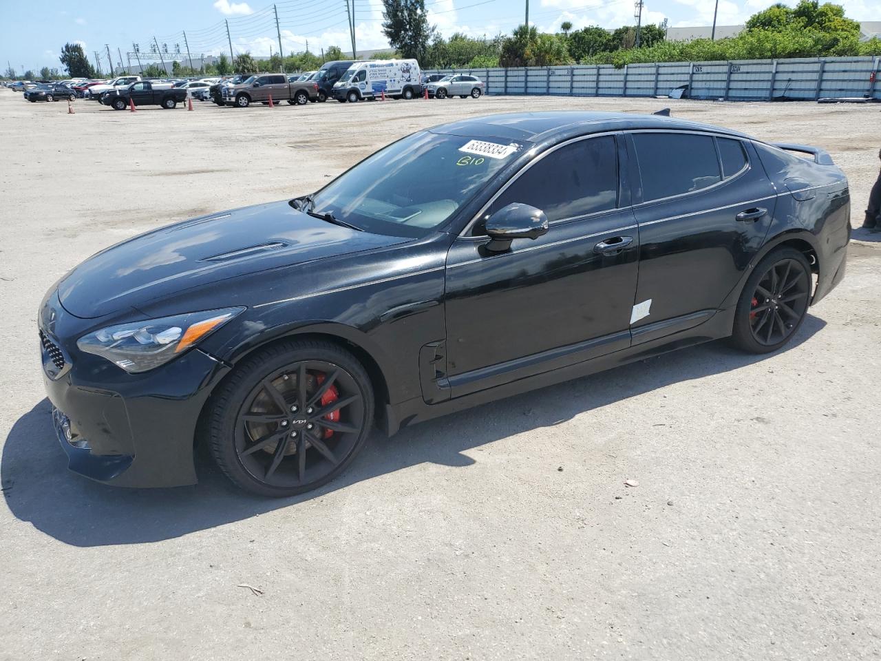 2022 Kia Stinger Gt2 VIN: KNAE55LC8N6107289 Lot: 63338334