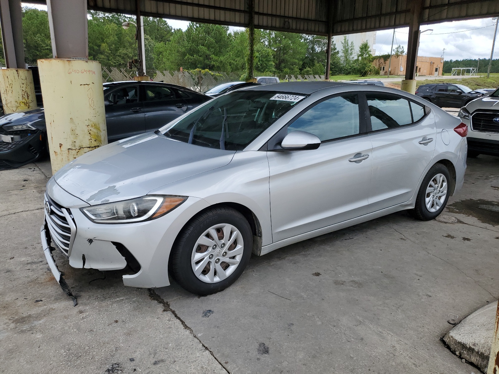 2017 Hyundai Elantra Se vin: 5NPD74LFXHH112663