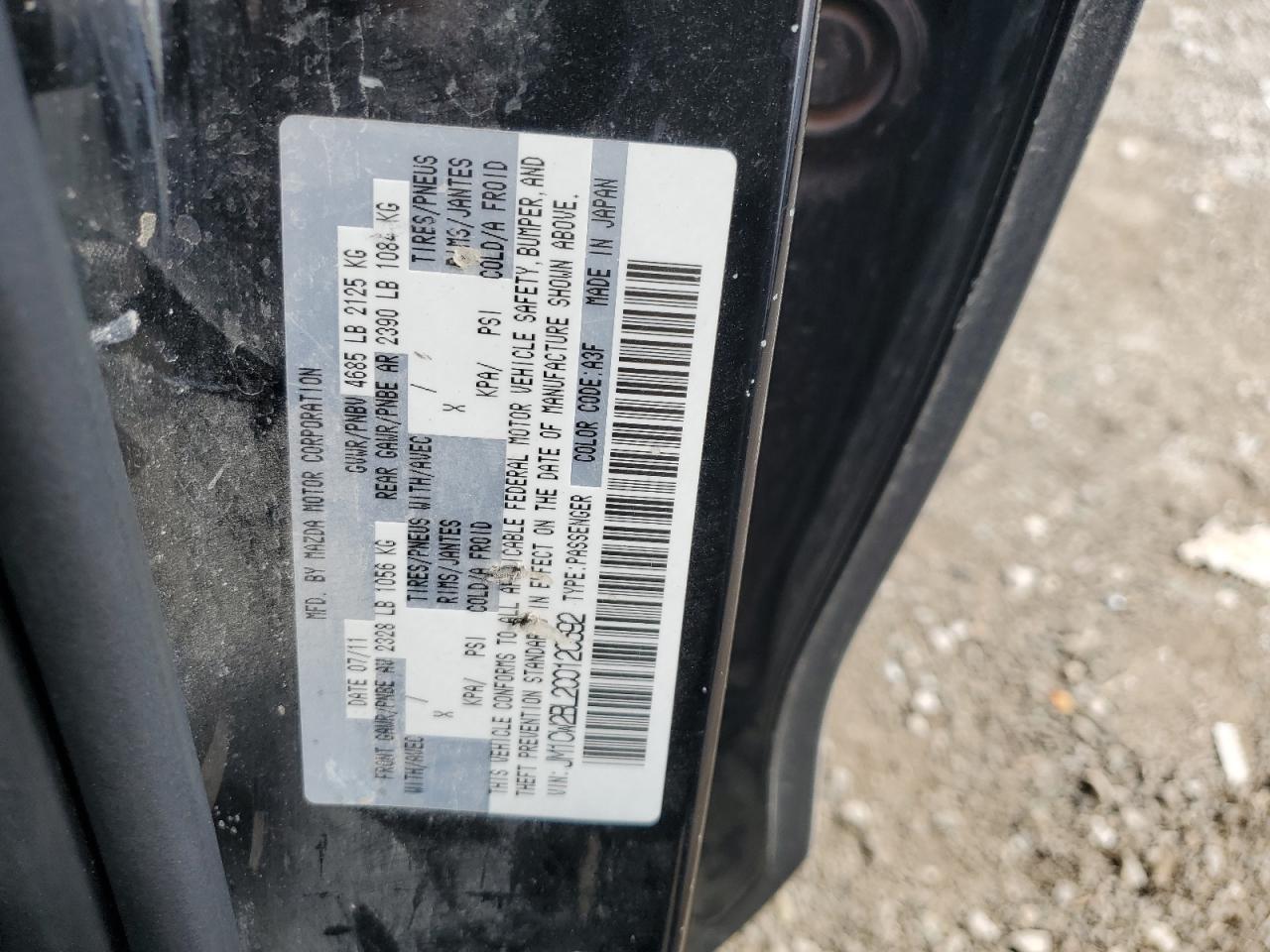 2012 Mazda 5 VIN: JM1CW2BL2C0120692 Lot: 63868074