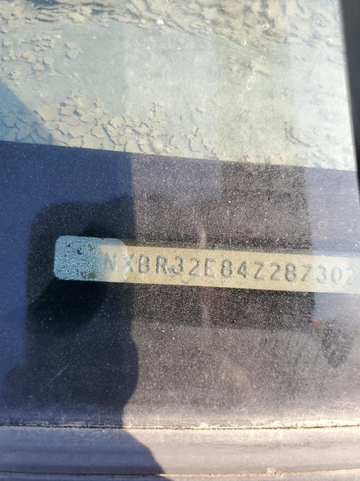 2004 Toyota Corolla Ce VIN: 1NXBR32E84Z287302 Lot: 62920914