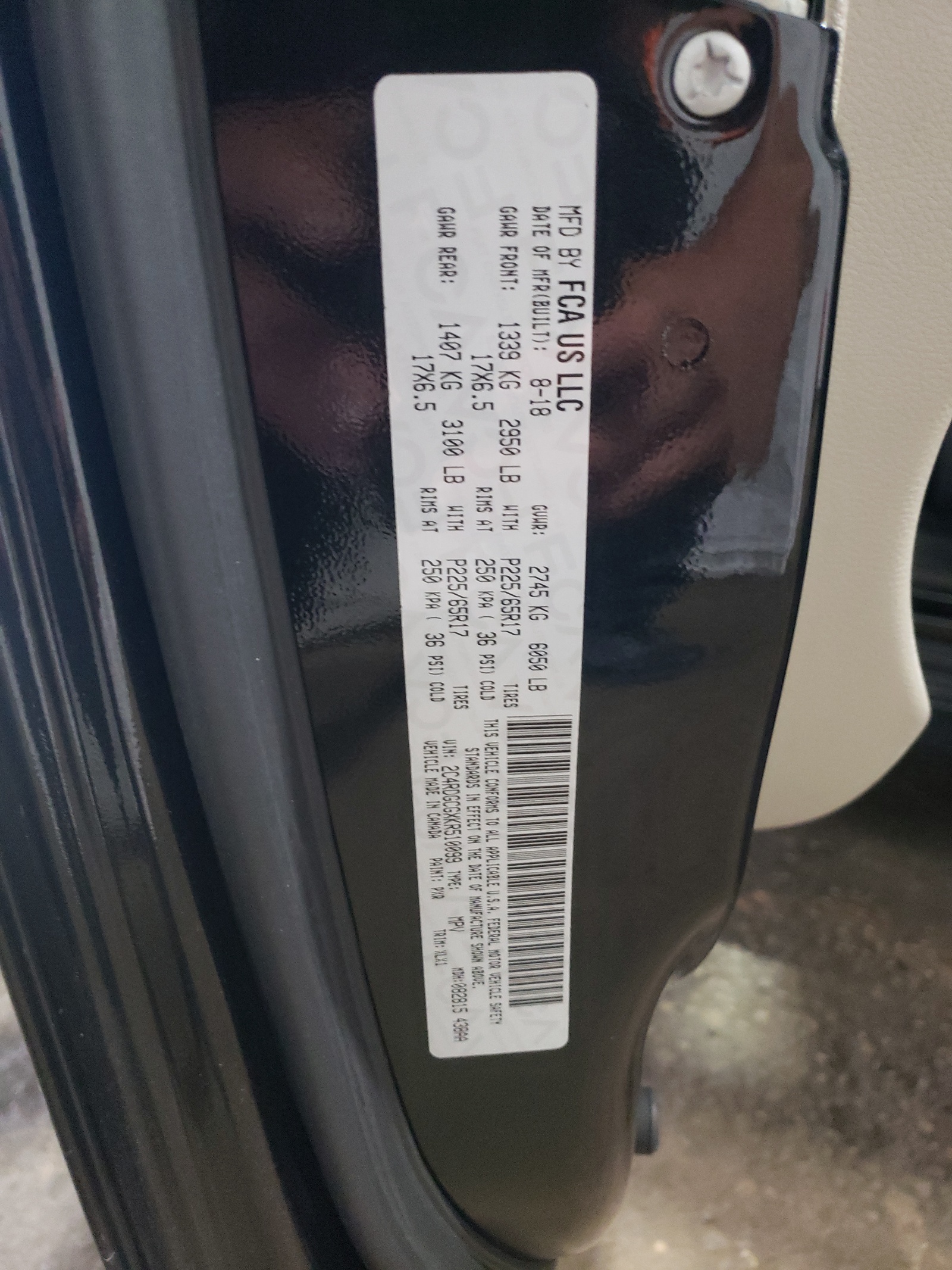 2C4RDGCGXKR510099 2019 Dodge Grand Caravan Sxt