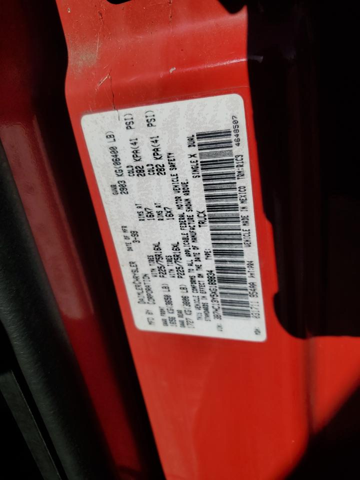 1999 Dodge Ram 1500 VIN: 3B7HC13Y5XG189834 Lot: 61755954