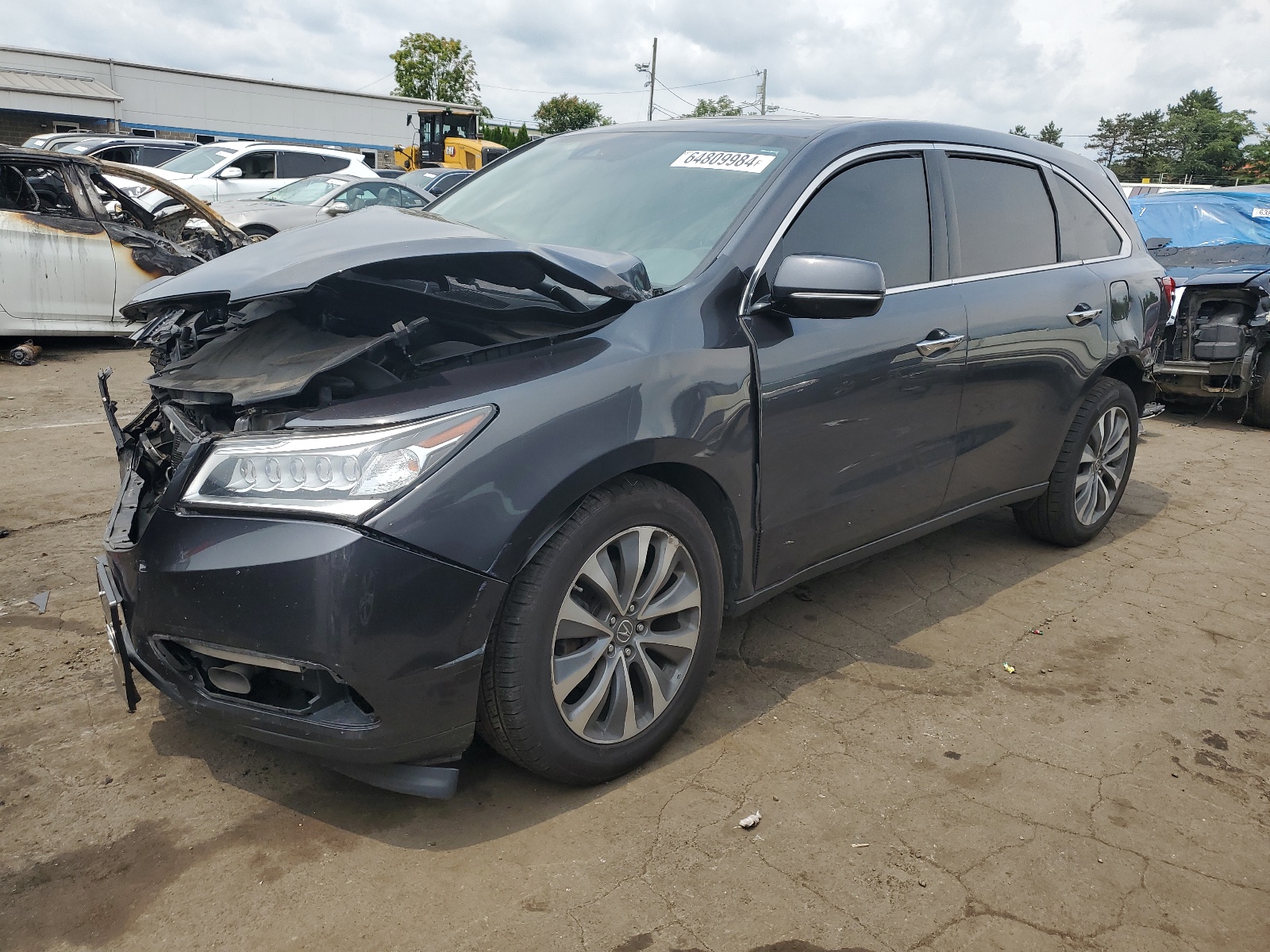 2016 Acura Mdx Technology vin: 5FRYD4H64GB027154