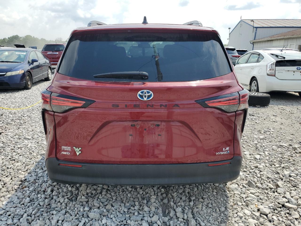 2022 Toyota Sienna Le VIN: 5TDBSKFC3NS043736 Lot: 64492444