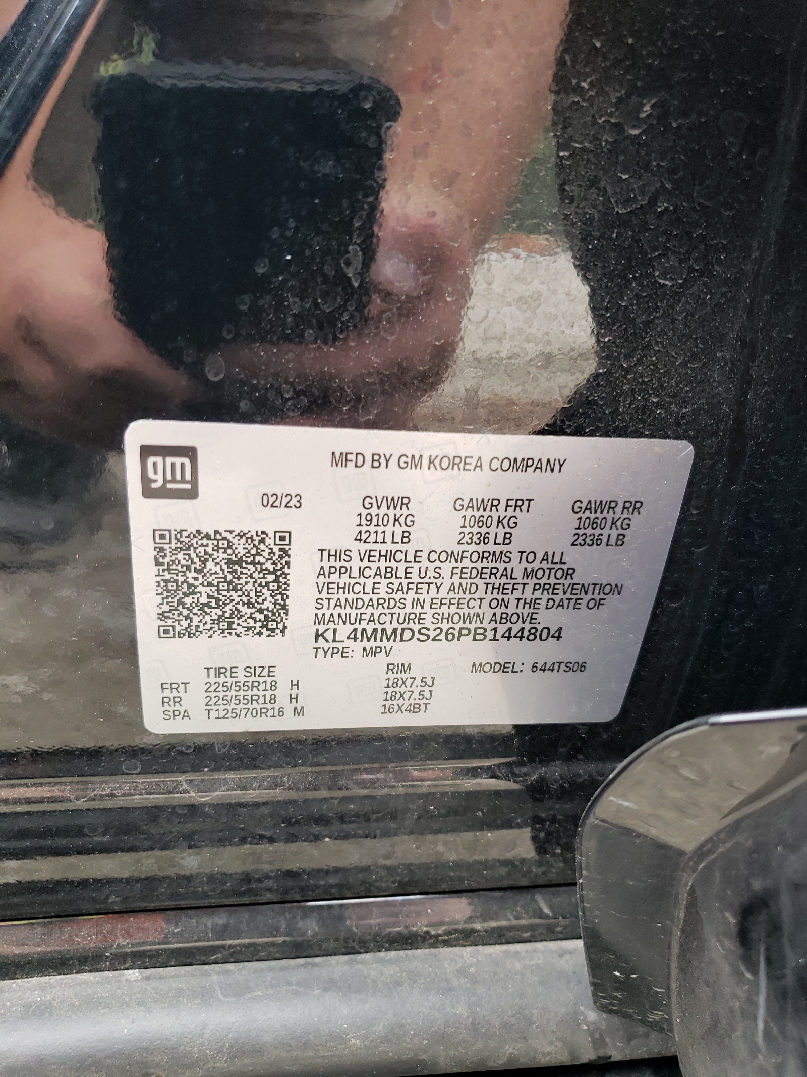 KL4MMDS26PB144804 2023 Buick Encore Gx Select