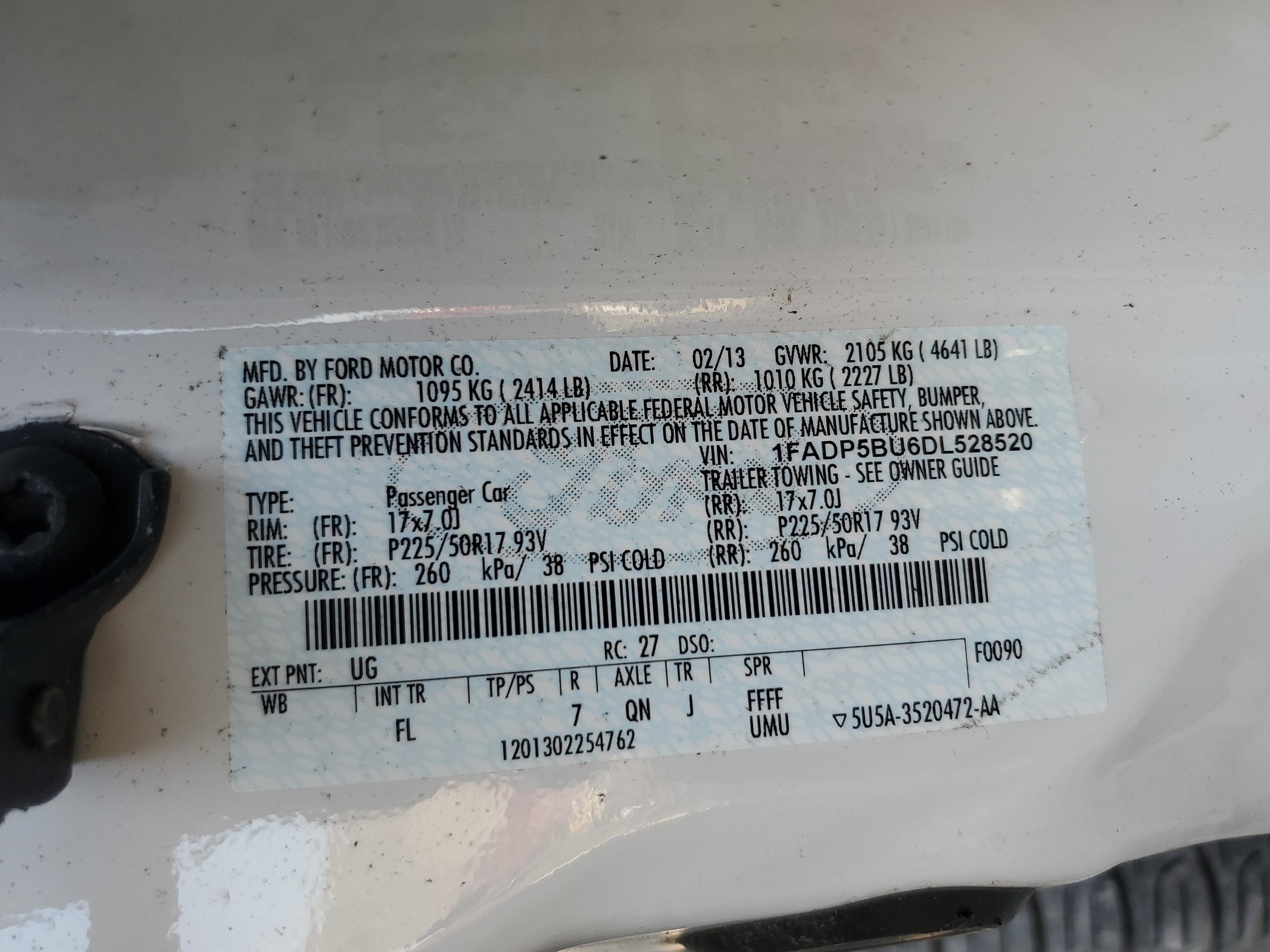 1FADP5BU6DL528520 2013 Ford C-Max Sel