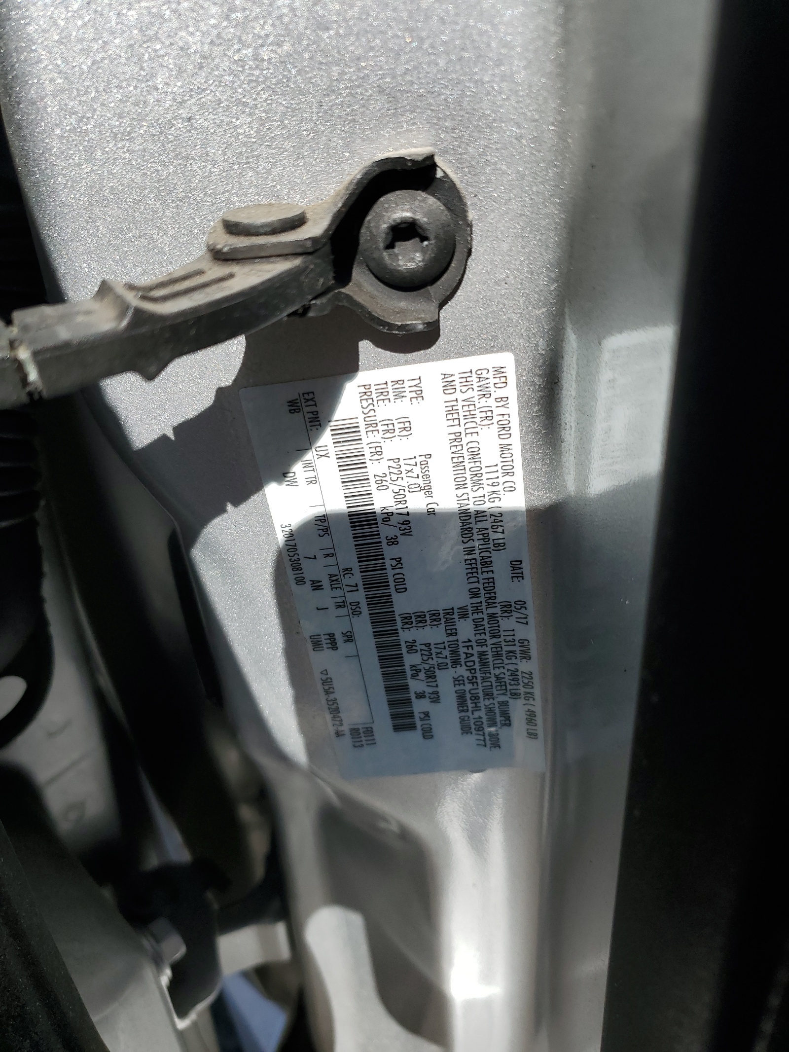 1FADP5FU8HL109777 2017 Ford C-Max Titanium