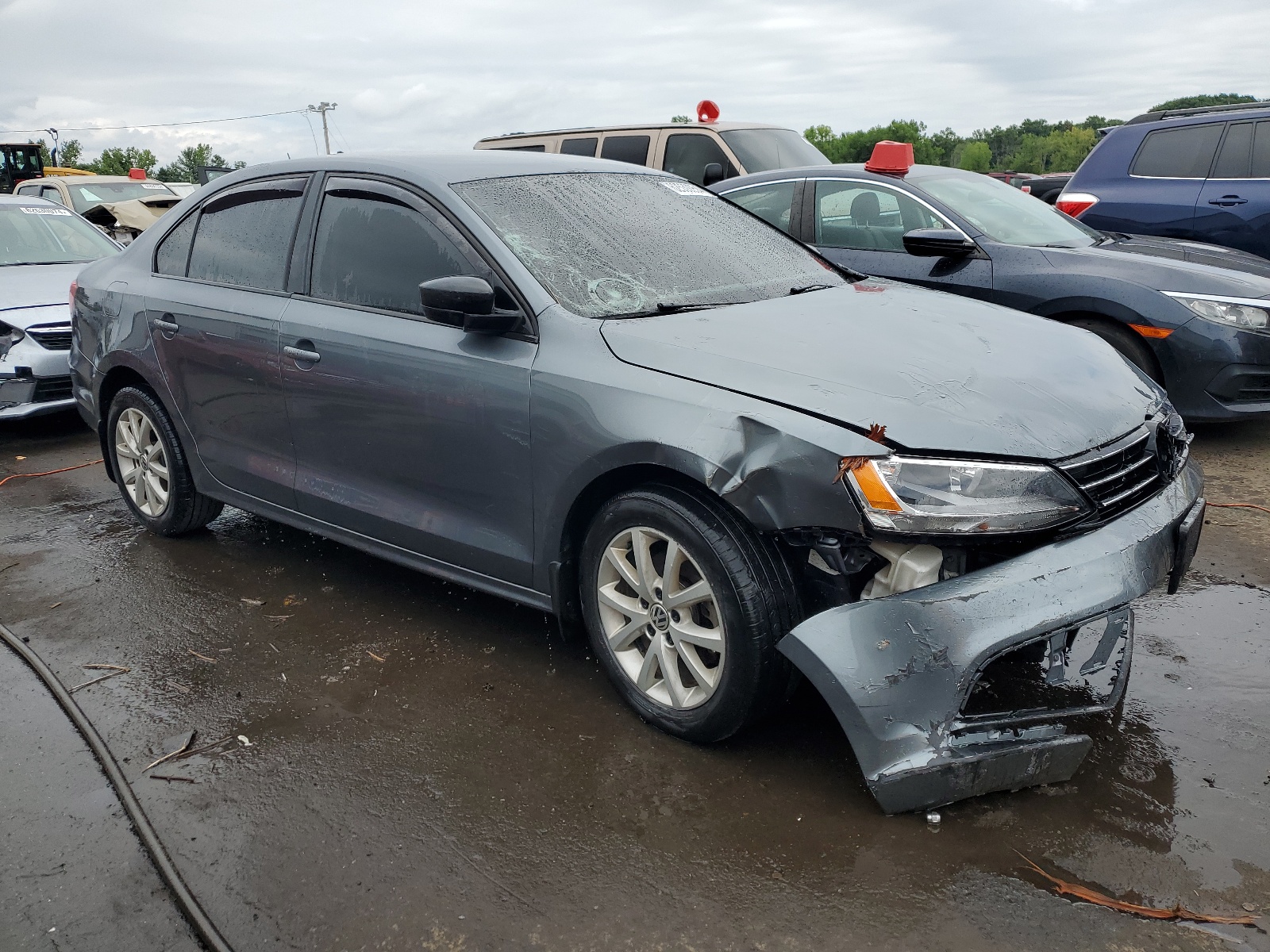 2015 Volkswagen Jetta Se vin: 3VWD17AJ5FM300277