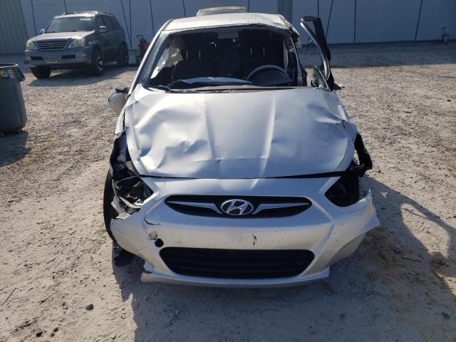 HYUNDAI ACCENT 2013 Сріблястий