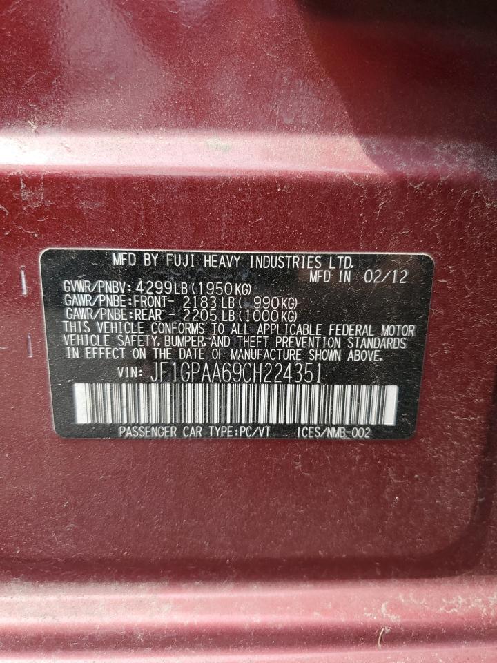 2012 Subaru Impreza - Image 12