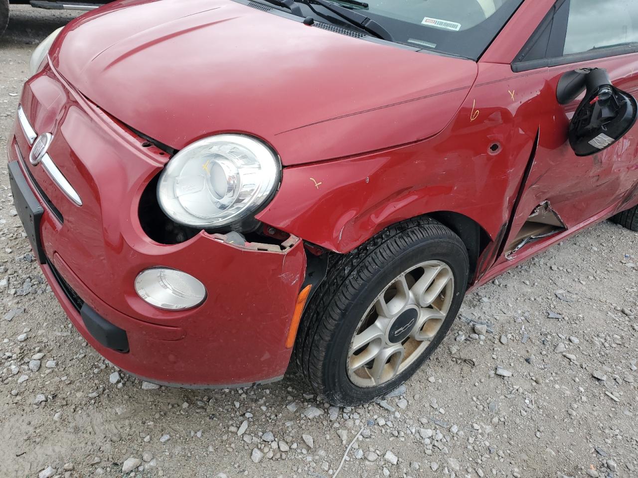 2012 Fiat 500 Pop VIN: 3C3CFFAR1CT365116 Lot: 61892674