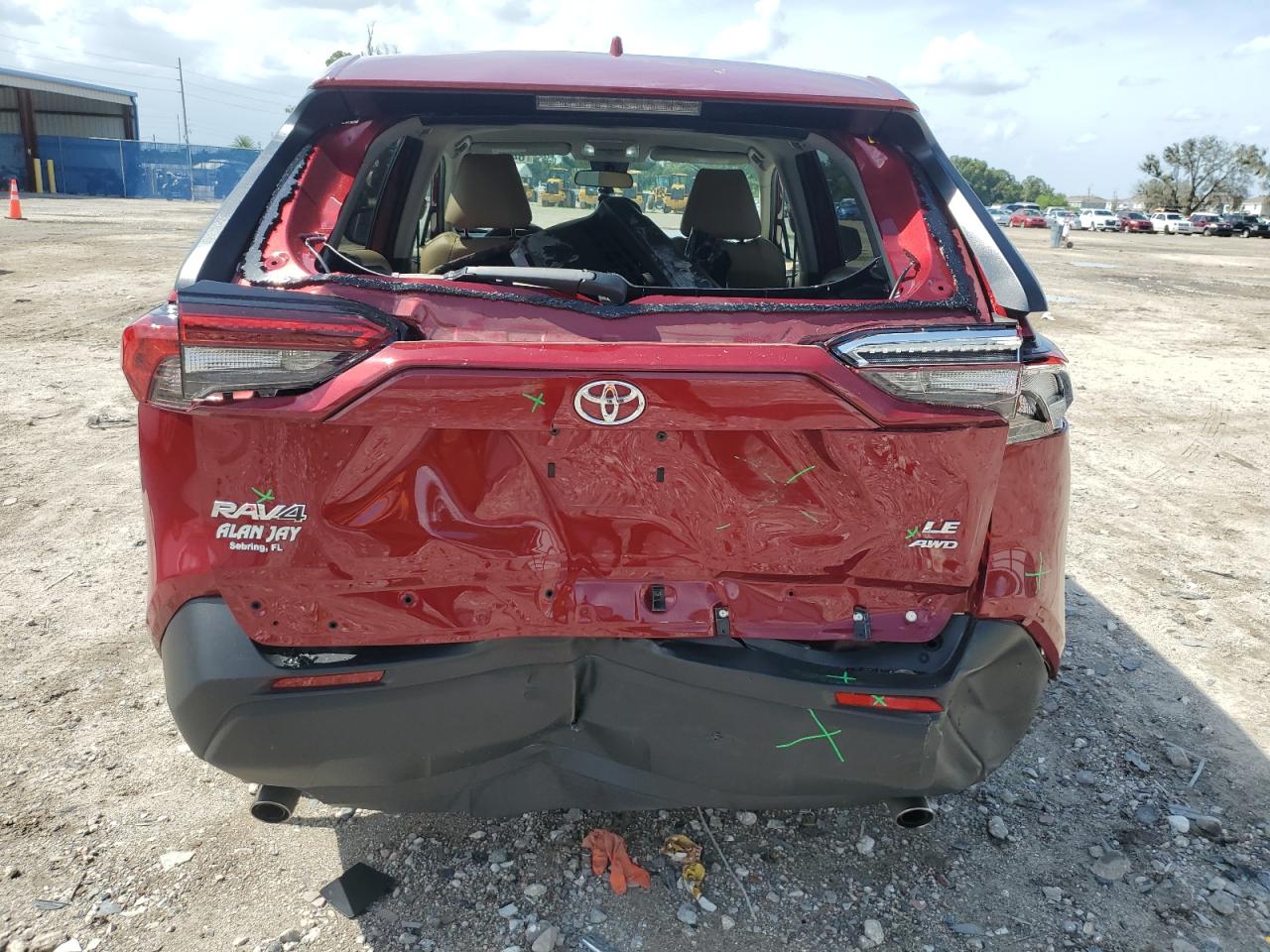 2021 Toyota Rav4 Le VIN: 2T3F1RFV3MW155836 Lot: 64930884