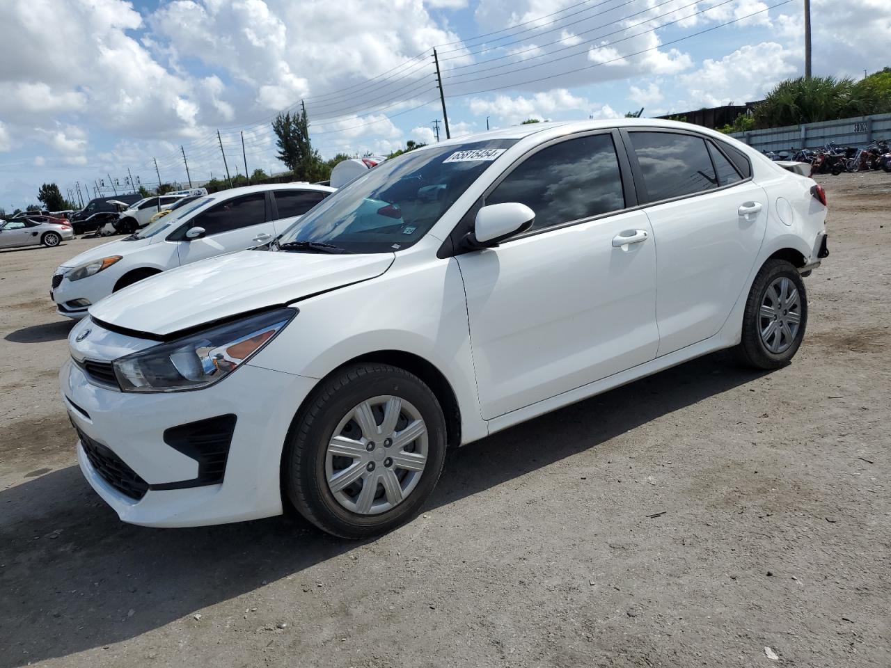 2021 Kia Rio Lx VIN: 3KPA24AD2ME403787 Lot: 65815454