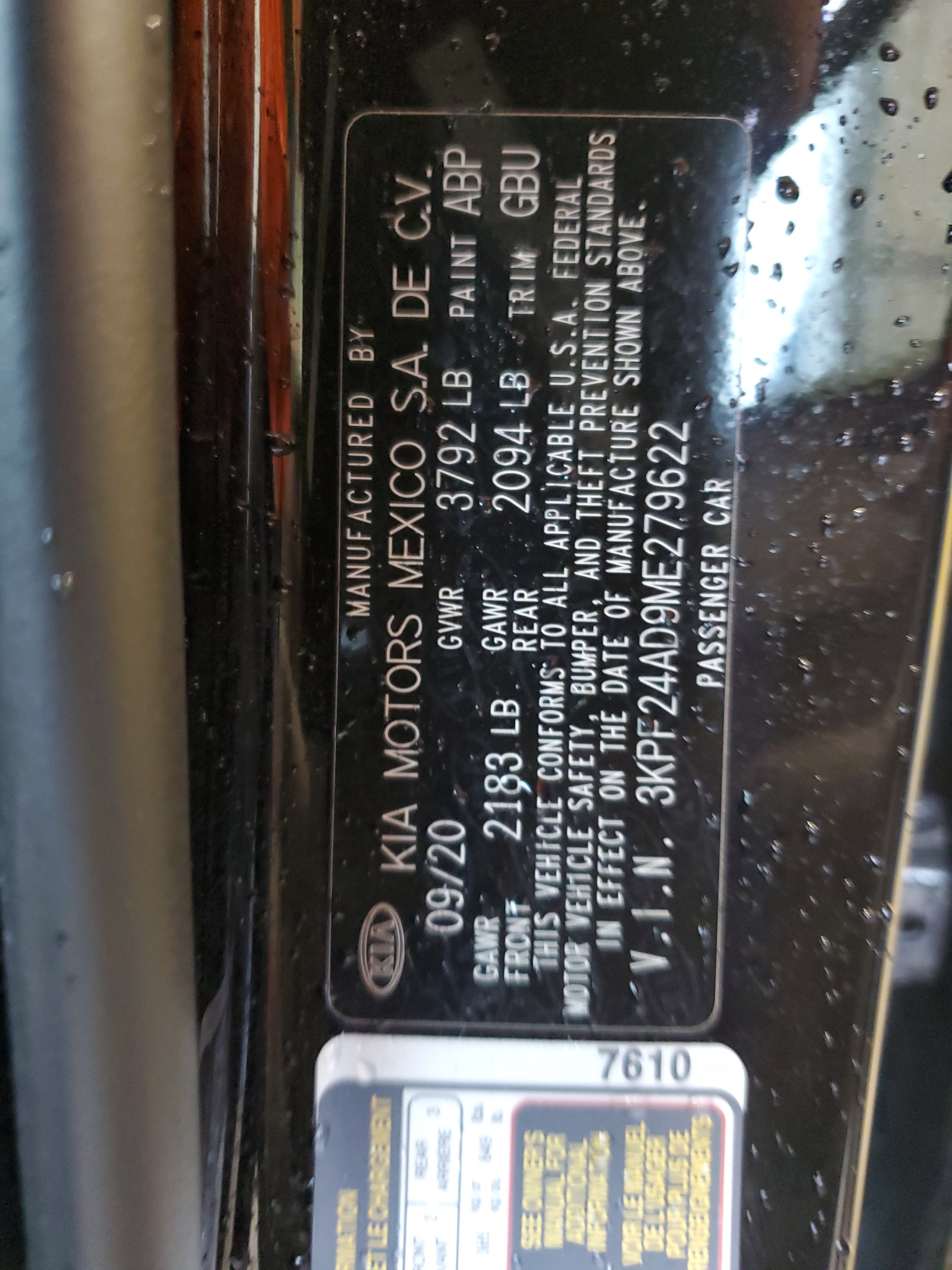 3KPF24AD9ME279622 2021 Kia Forte Fe