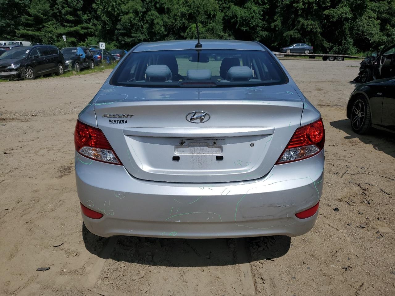 2013 Hyundai Accent Gls VIN: KMHCT4AE1DU406191 Lot: 62412934