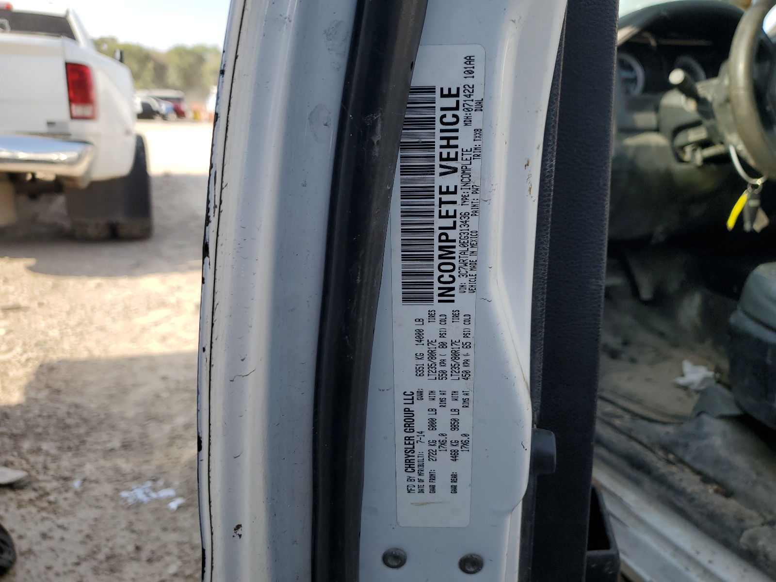 3C7WRTAL0EG313436 2014 Ram 3500