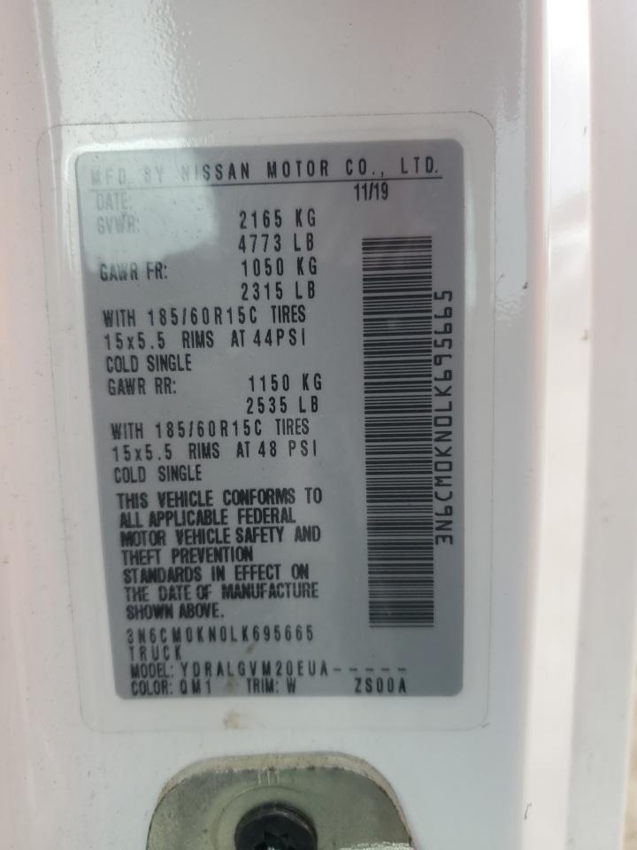 2020 Nissan Nv200 2.5S VIN: 3N6CM0KN0LK695665 Lot: 63202224