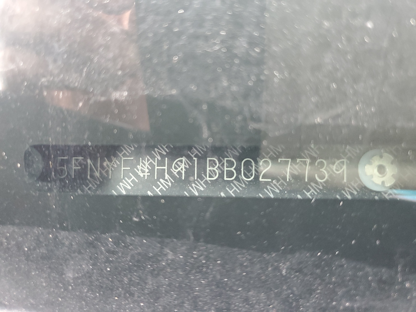 5FNYF4H91BB027739 2011 Honda Pilot Touring