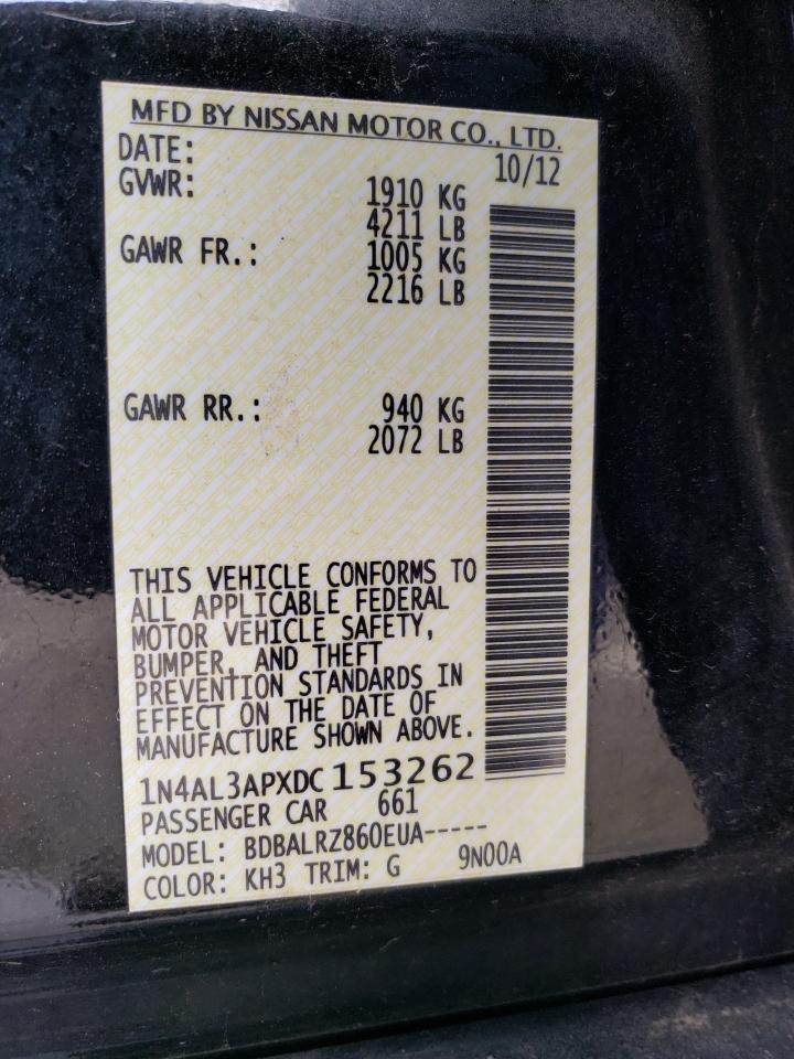 1N4AL3APXDC153262 2013 Nissan Altima 2.5