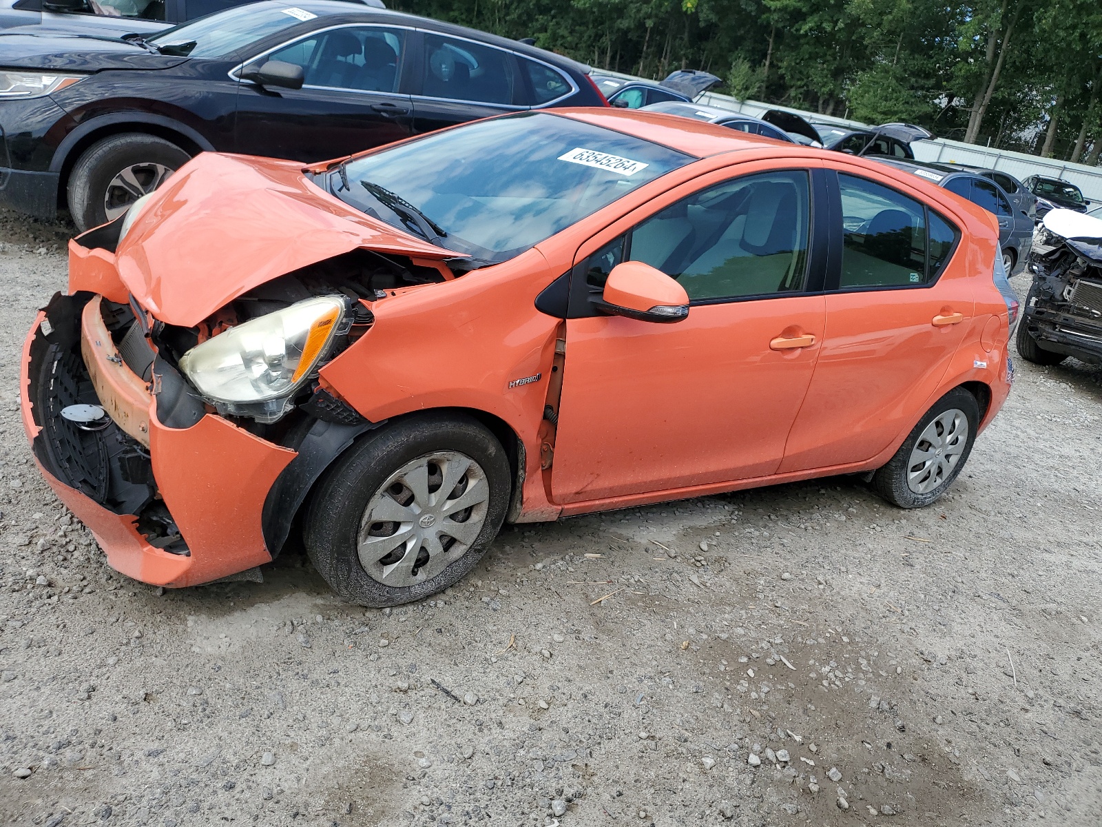 2012 Toyota Prius C vin: JTDKDTB36C1012657