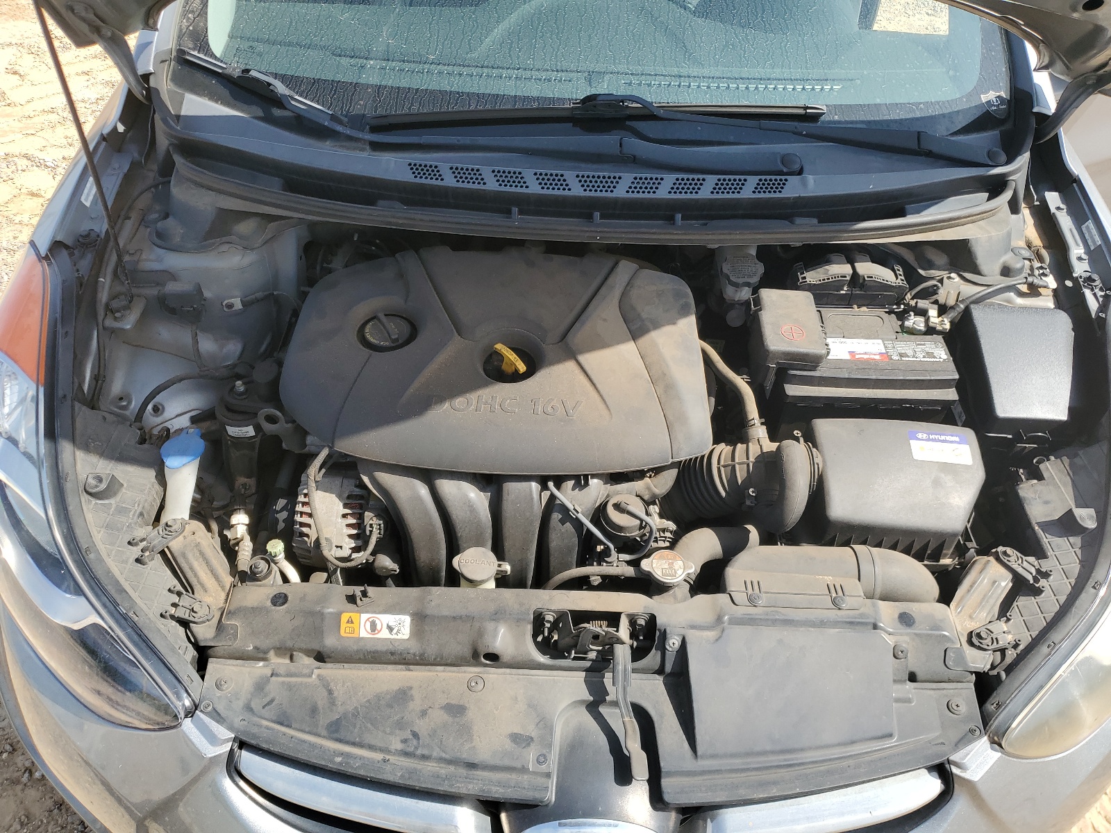 KMHDH4AE1DU883323 2013 Hyundai Elantra Gls