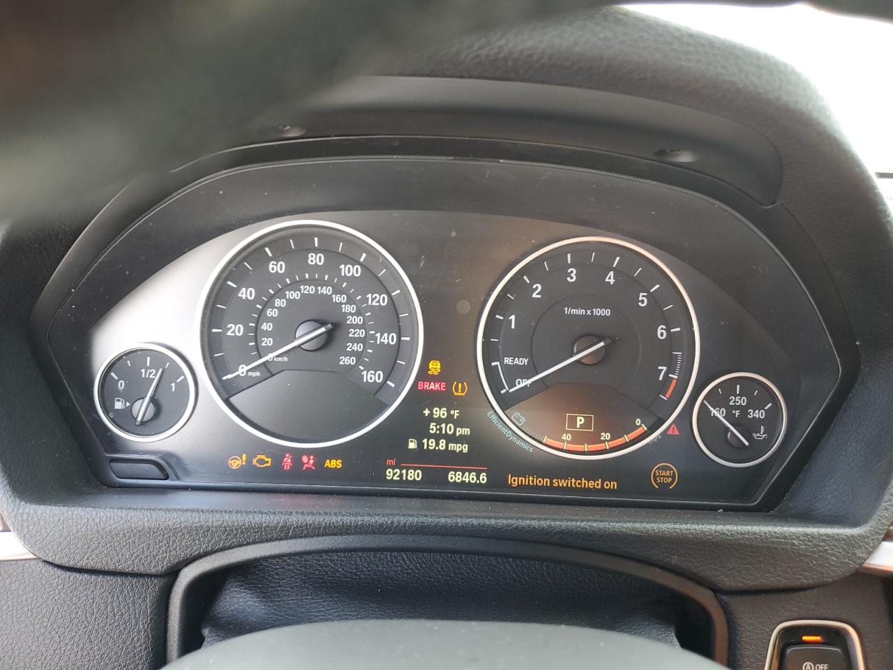 2014 BMW 328 I VIN: WBA3A5C56EP603593 Lot: 64690254