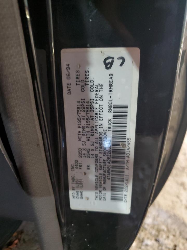 1994 Toyota Pickup 1/2 Ton Short Wheelbase Stb VIN: 4TARN81A2RZ263545 Lot: 61752724