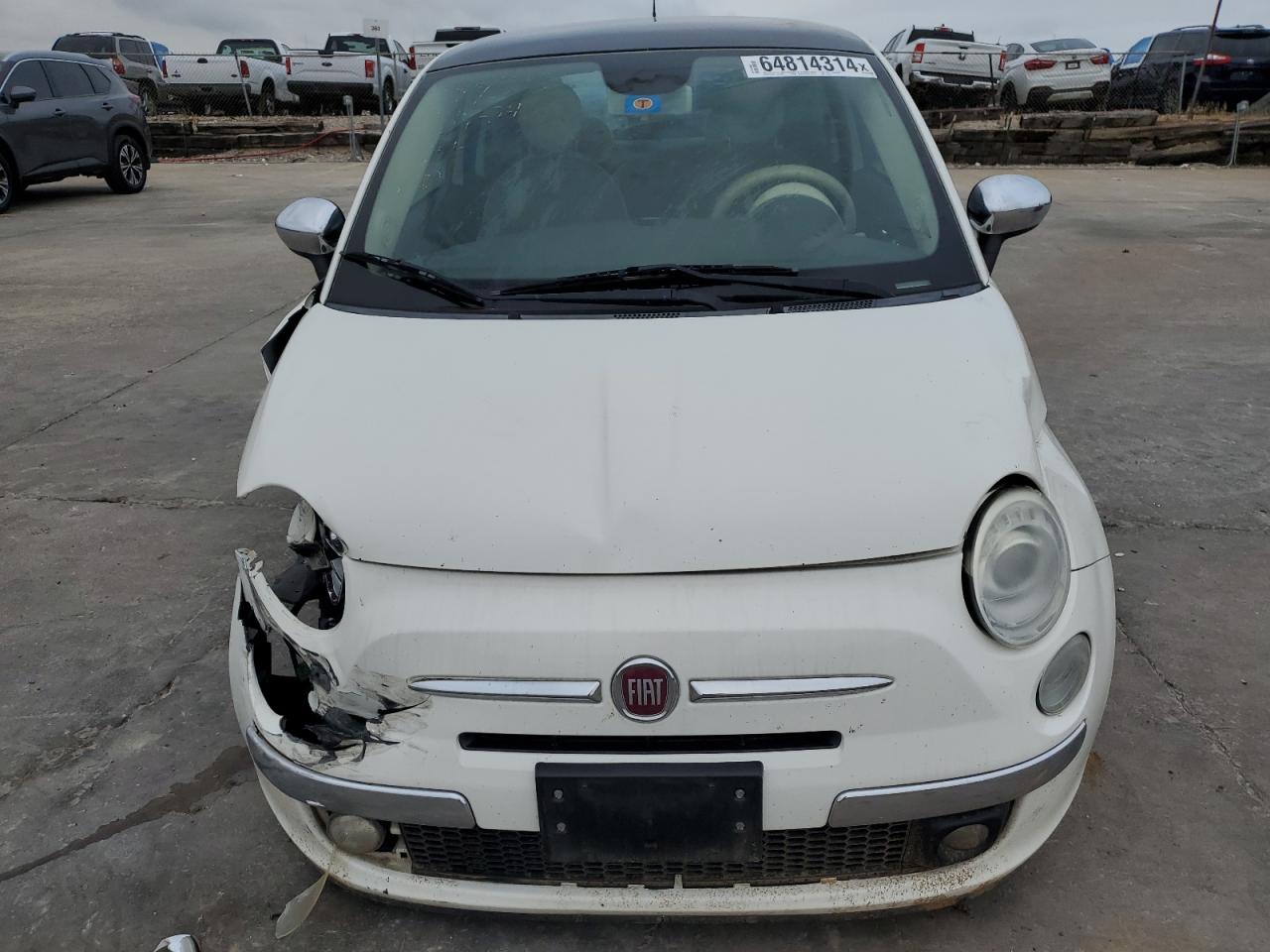 2013 Fiat 500 Lounge VIN: 3C3CFFCR4DT747512 Lot: 64814314