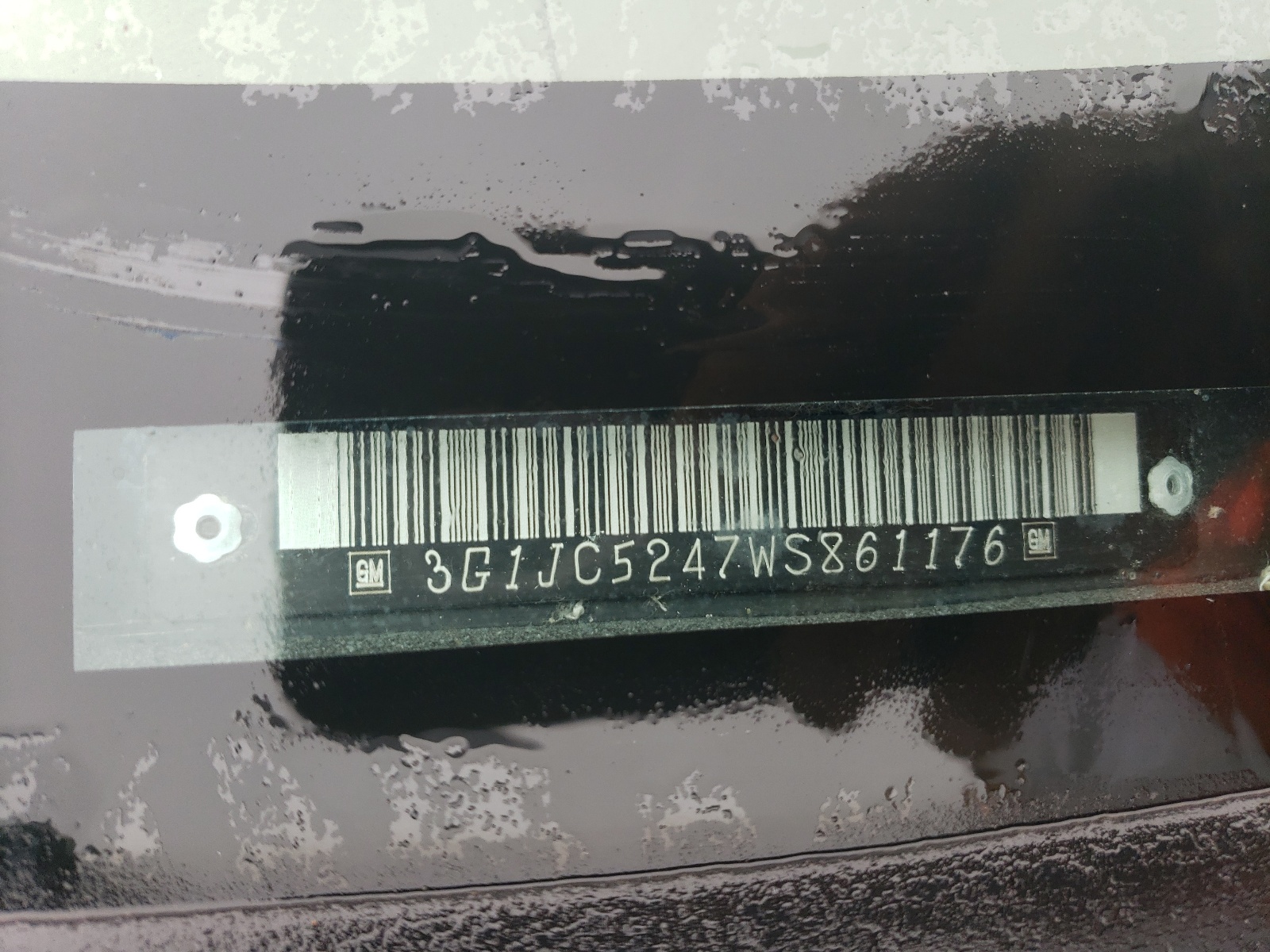 3G1JC5247WS861176 1998 Chevrolet Cavalier