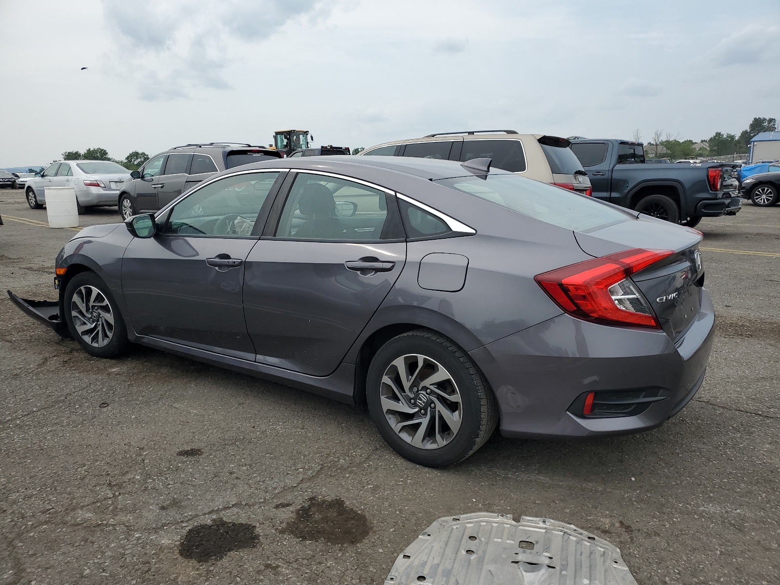 2018 Honda Civic Ex vin: 2HGFC2F71JH536875