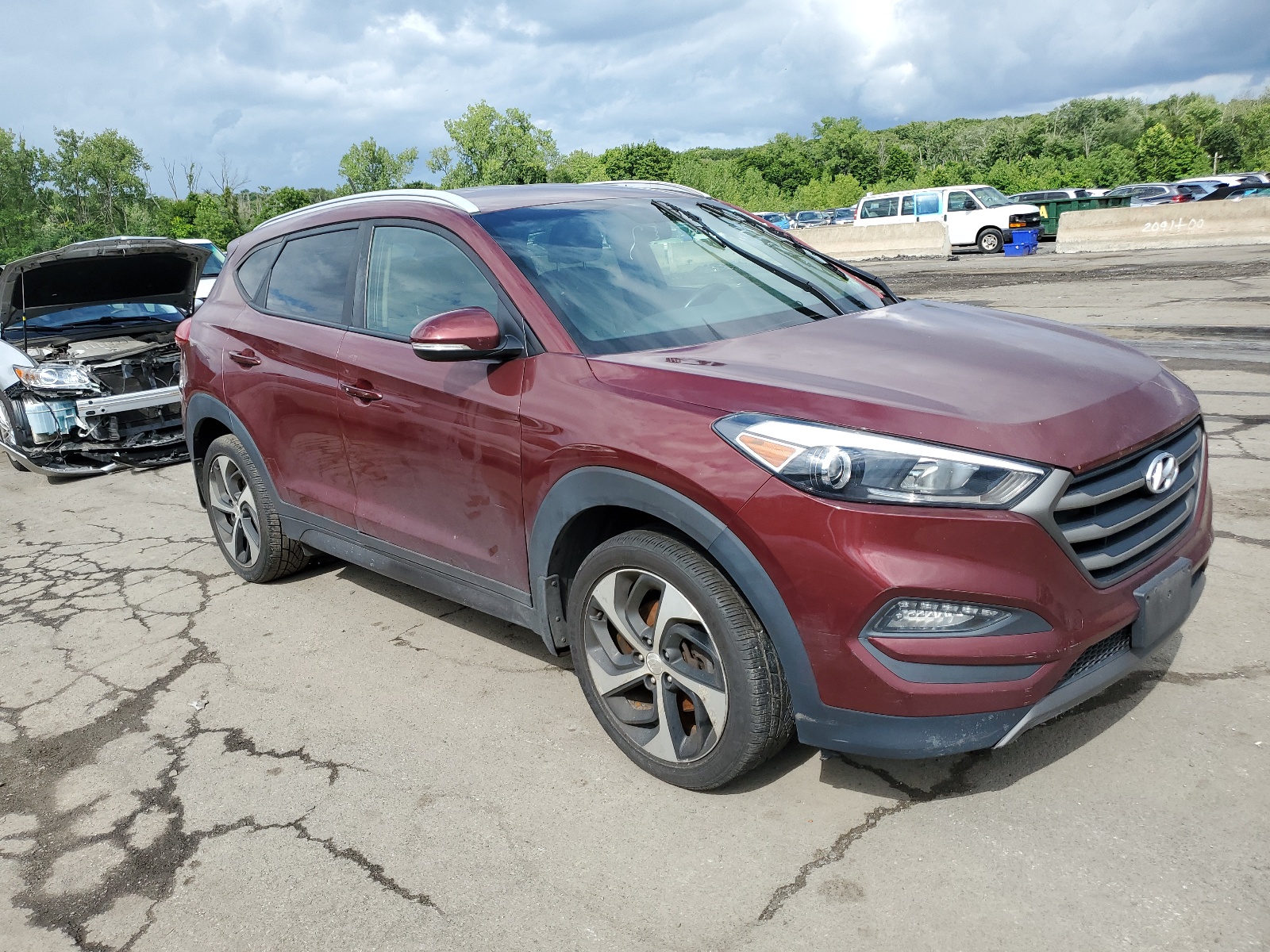 2016 Hyundai Tucson Limited vin: KM8J3CA29GU160440