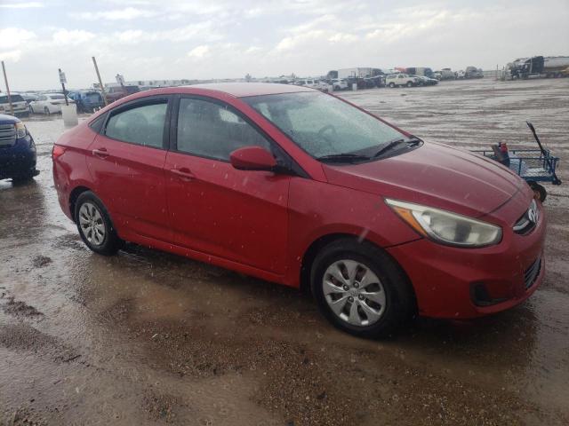  HYUNDAI ACCENT 2016 Czerwony