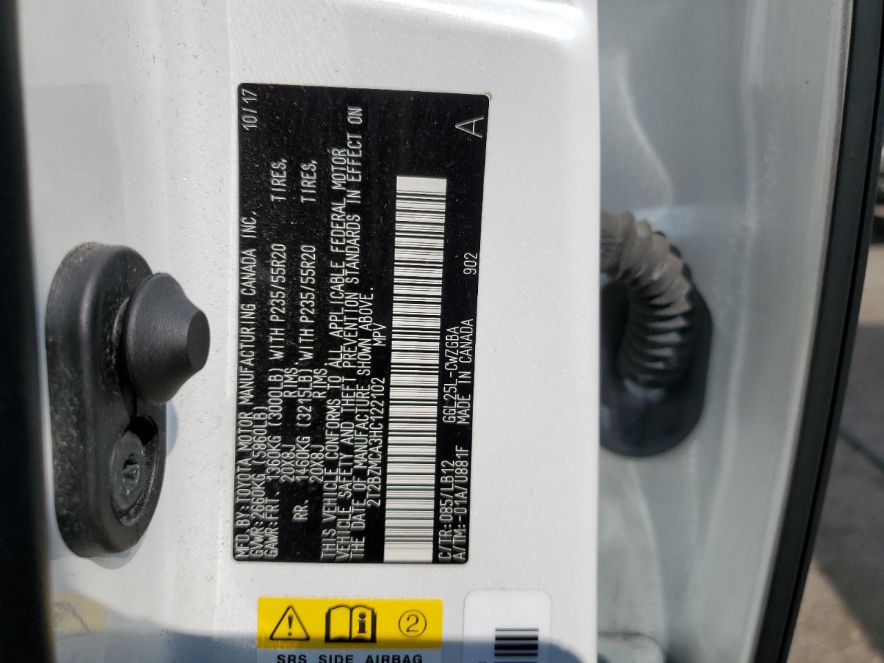 2017 Lexus Rx 350 Base VIN: 2T2BZMCA3HC122102 Lot: 63310214