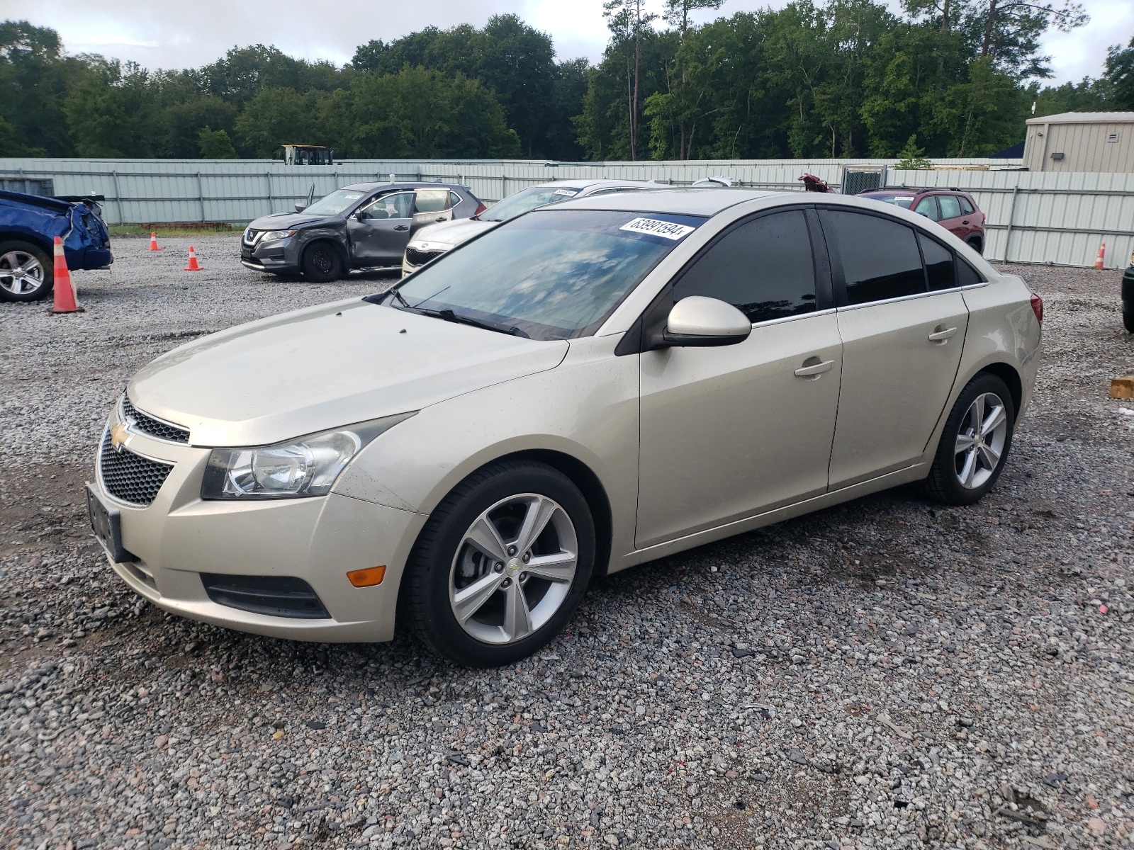 2013 Chevrolet Cruze Lt vin: 1G1PE5SB4D7134060