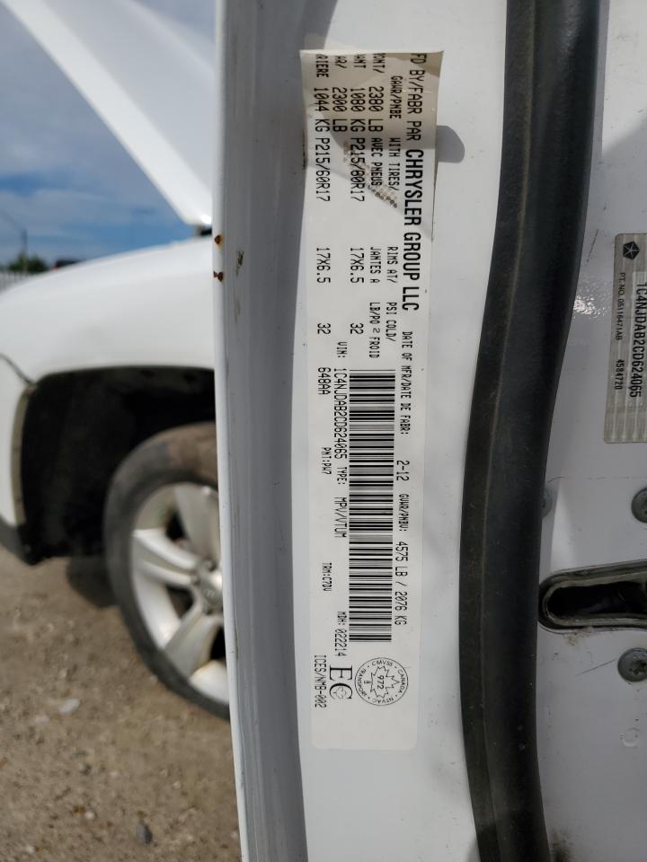 2012 Jeep Compass VIN: 1C4NJDAB2CD624065 Lot: 63105524