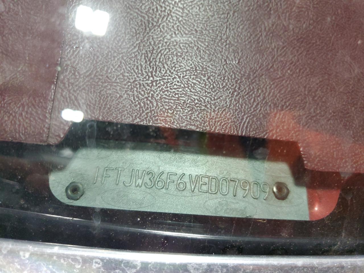 1997 Ford F350 VIN: 1FTJW36F6VED07909 Lot: 63634064