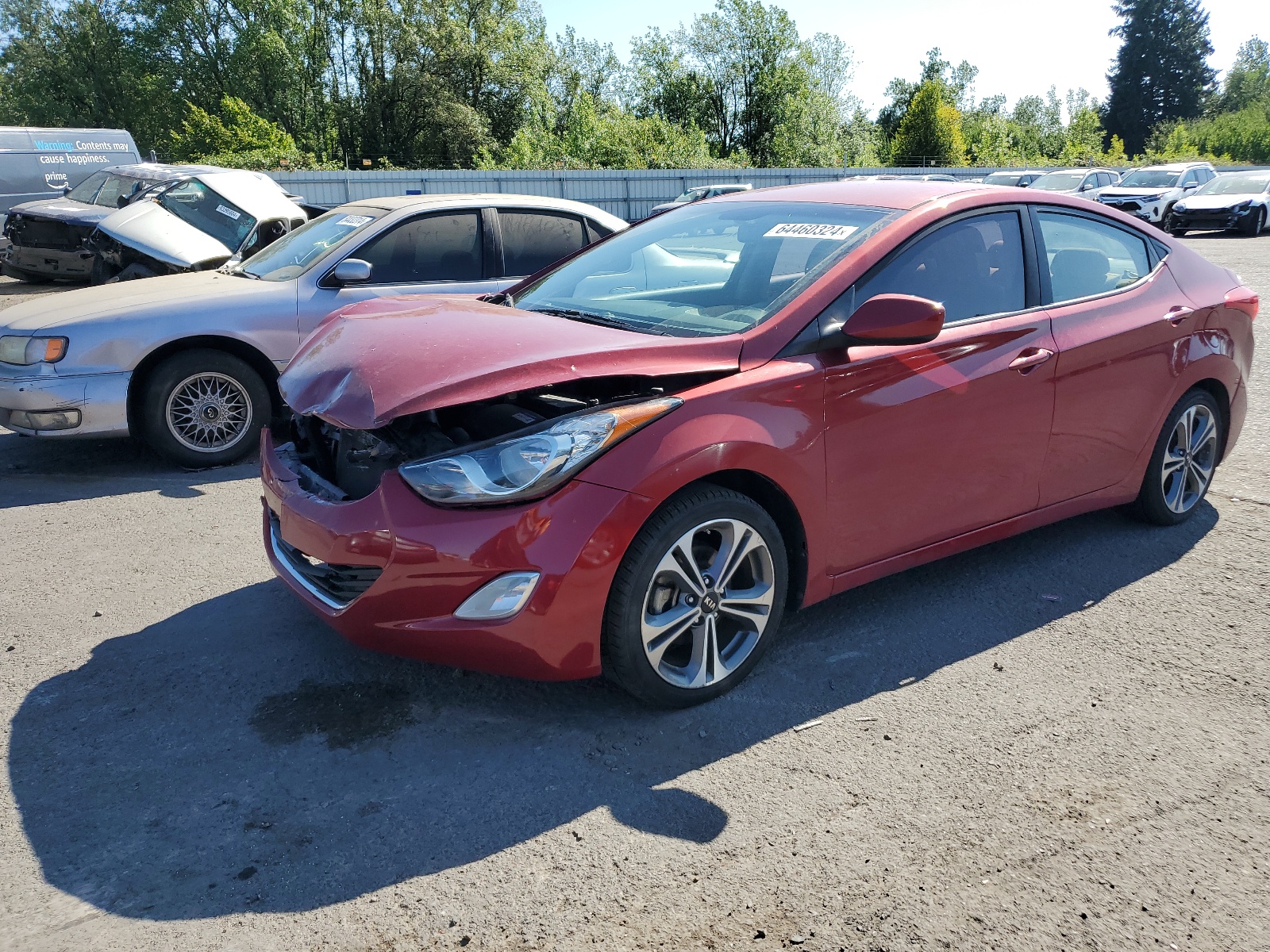 2013 Hyundai Elantra Gls vin: KMHDH4AE7DU518726