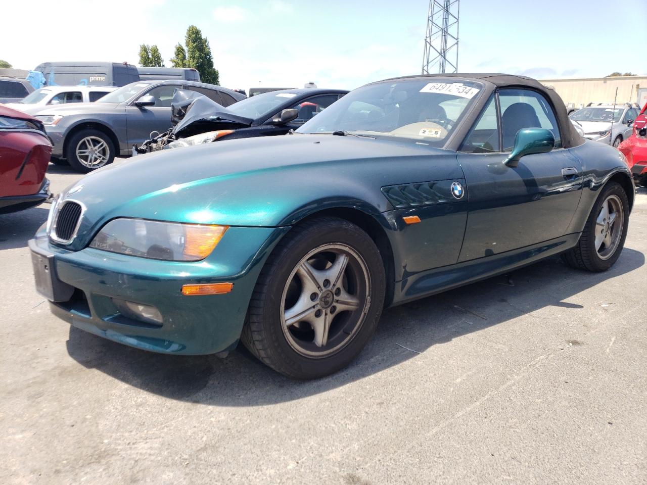 1996 BMW Z3 1.9 VIN: 4USCH7326TLB69807 Lot: 64912534