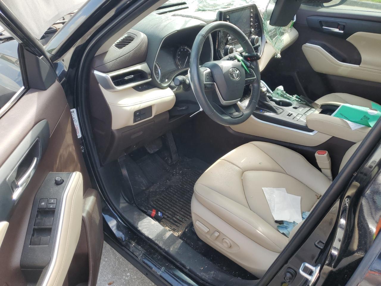 2022 Toyota Highlander Xle VIN: 5TDGZRBH2NS587074 Lot: 64179714