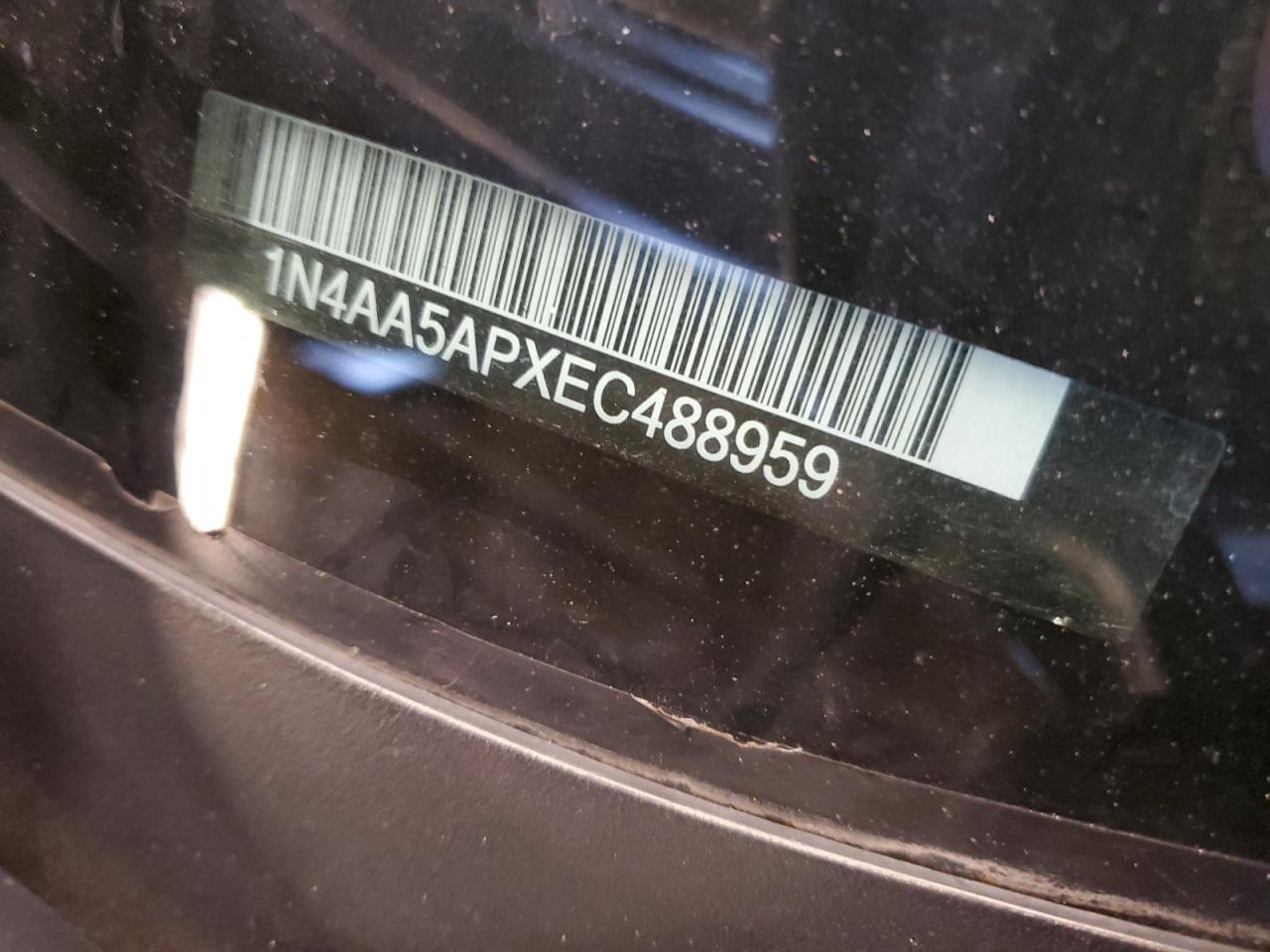 1N4AA5APXEC488959 2014 Nissan Maxima S