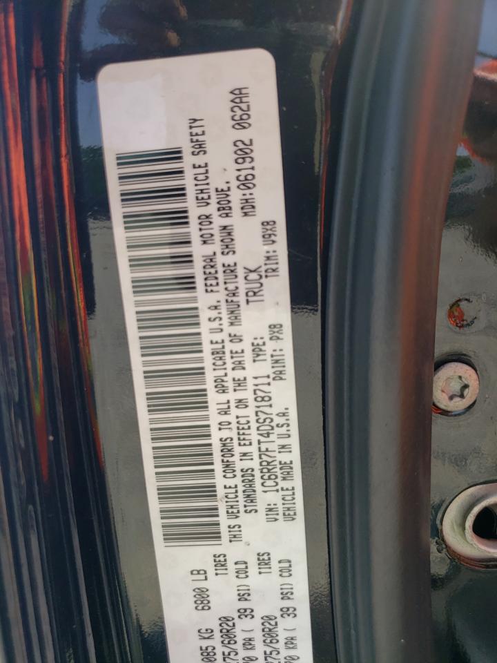 2013 Ram 1500 St VIN: 1C6RR7FT4DS718711 Lot: 63330994