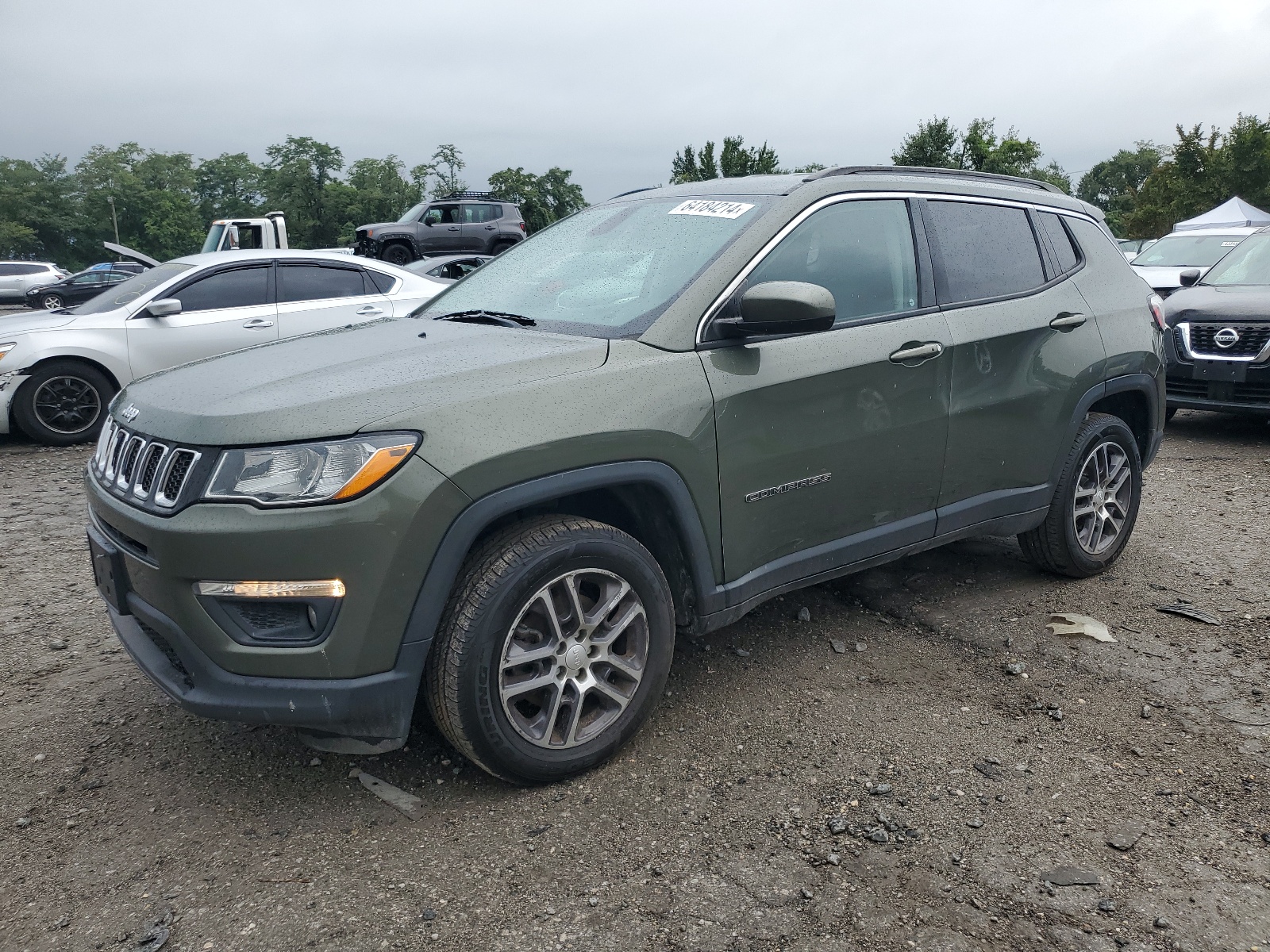 2018 Jeep Compass Latitude vin: 3C4NJDBB0JT154673