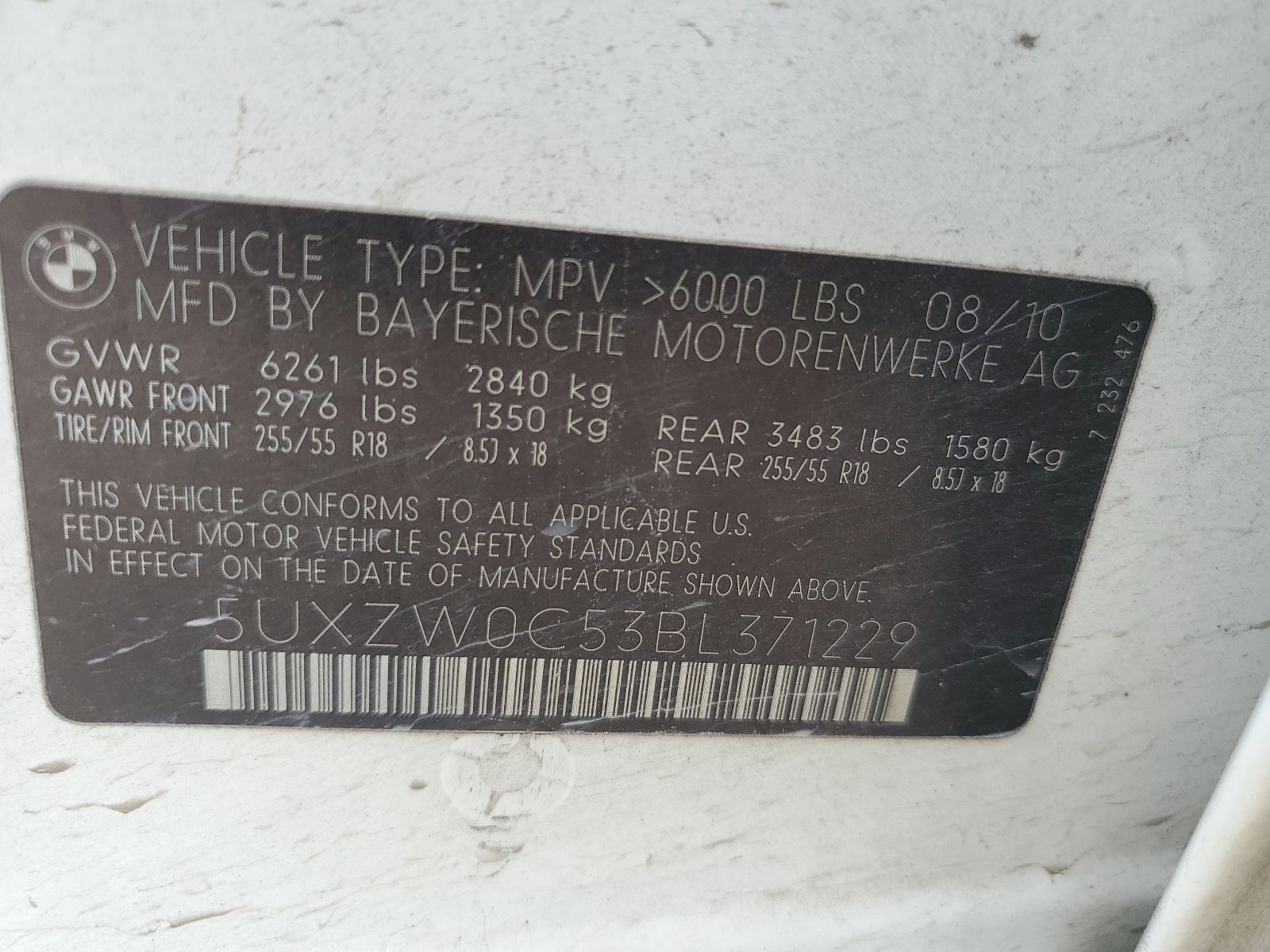5UXZW0C53BL371229 2011 BMW X5 xDrive35D
